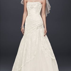 David’s Bridal Strapless Dress (style 3344)